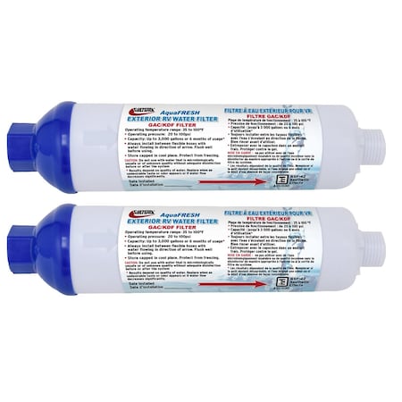 Valterra INLINE WATER FILTER, PK 2 A01-1132VP